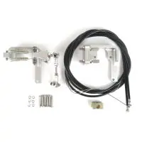 Magard style twin cable throttle linkage kit for Dellorto DHLA carburettors