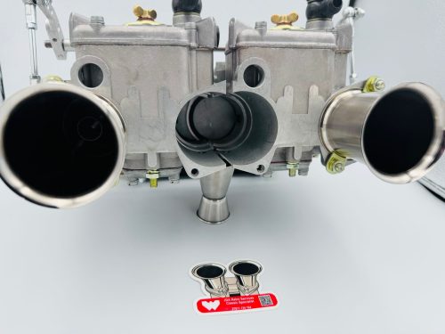 Split Carburettors Weber 48 DCO/SP Ford Pinto includes manifold and linkage - Image 3