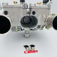 Split Carburettors Weber 45 DCOE Ford Pinto includes manifold and linkage - Image 3