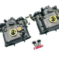 よーきち イタリア製 Weber40 Italian WEBER 40 DCOE early Type 18 brass shaft carburettors X2